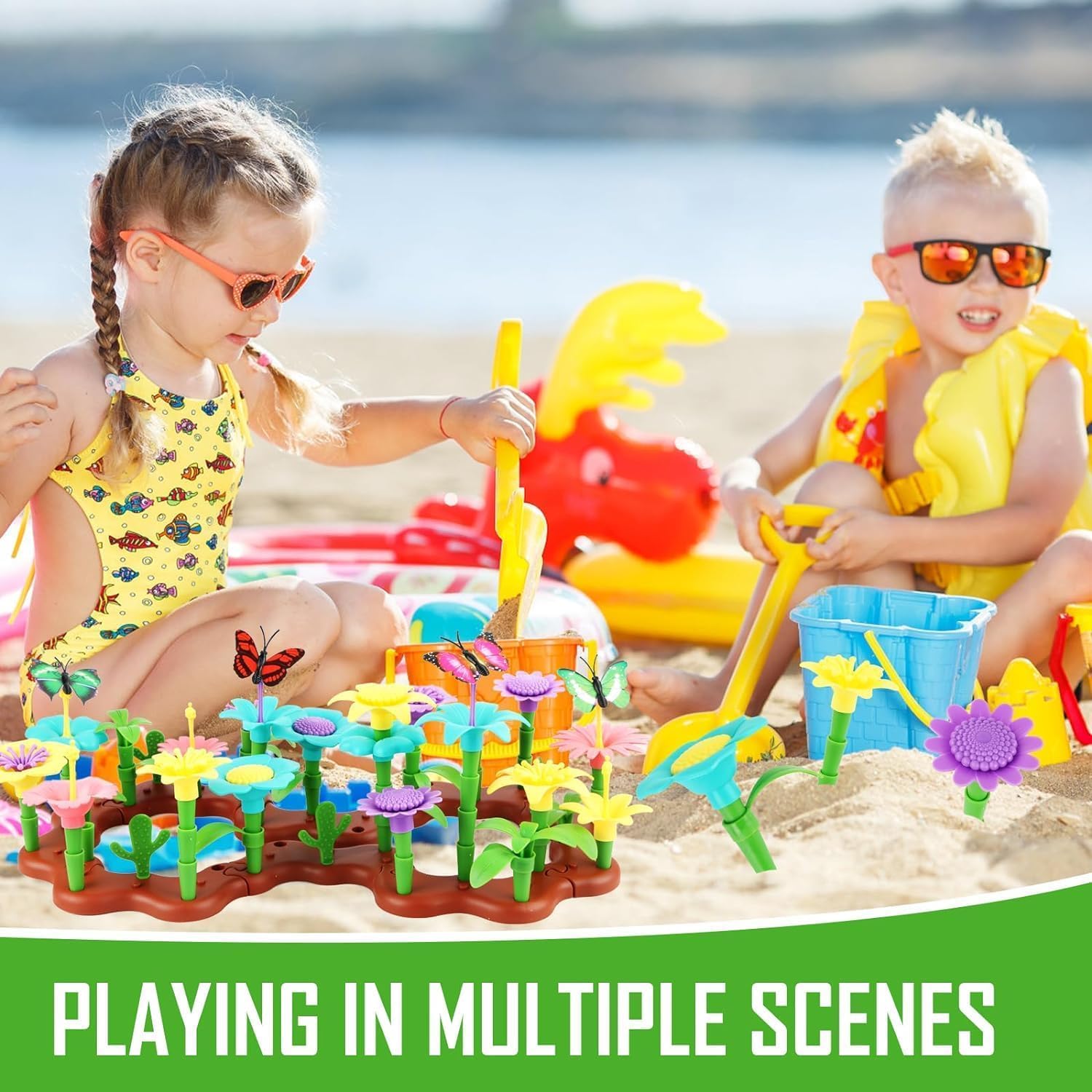 Игрушка Flowers Garden 144 Pieces Для девочек и мальчиков от 3 лет, фото №5