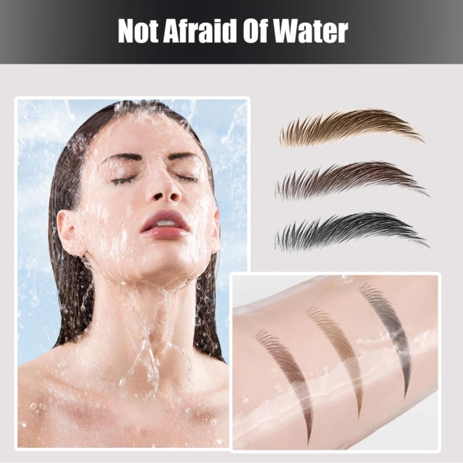 Олівець для брів Wimpernstift Eyeliner Чорний (B, One Size), фото №4