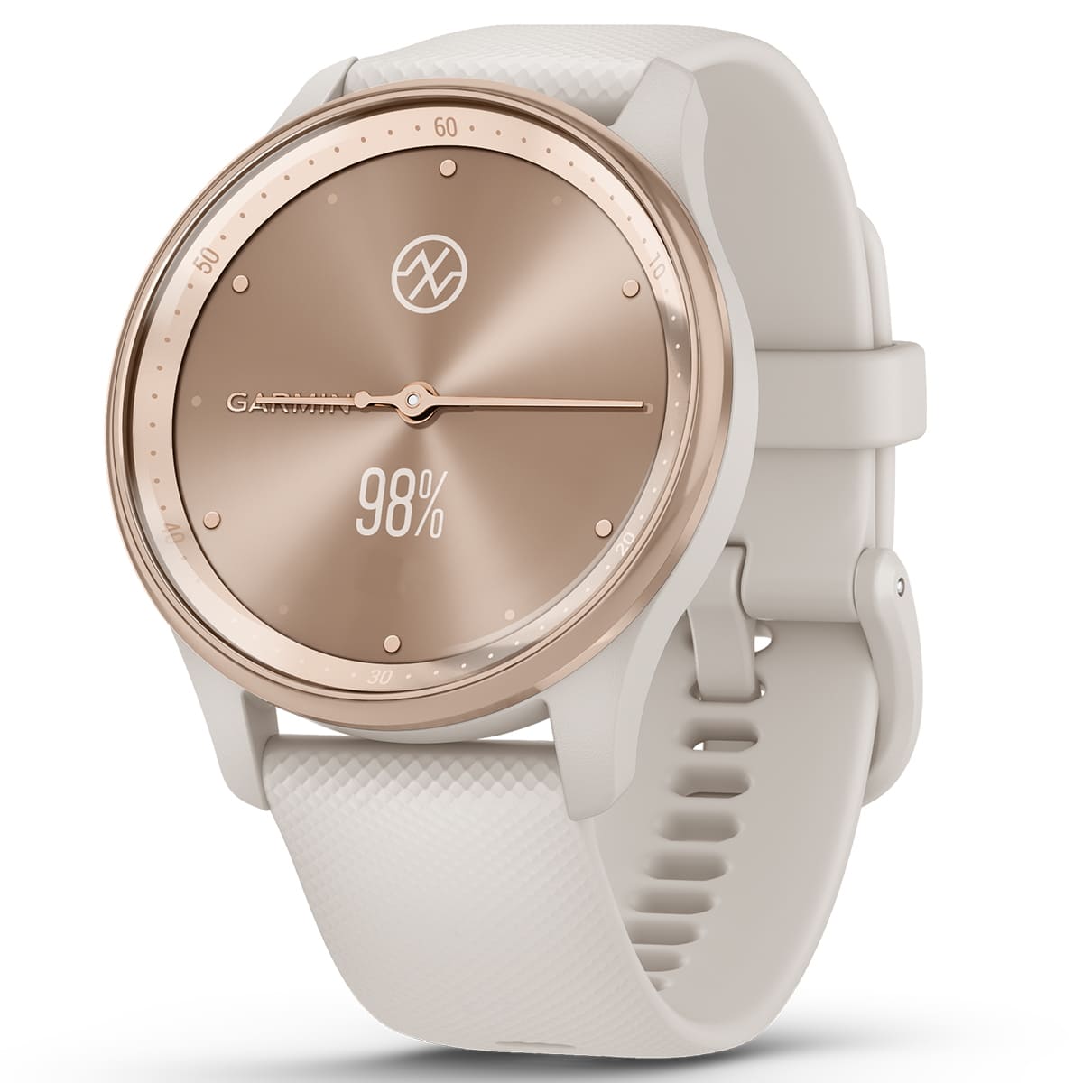 Garmin Vivomove Trend Peach Gold S Steel Bezel w Ivory Case and Band (010-02665-01), фото №7 Garmin Vivomove Trend Peach Gold S Steel Bezel w Ivory Case and Band (010-02665-01), фото №7