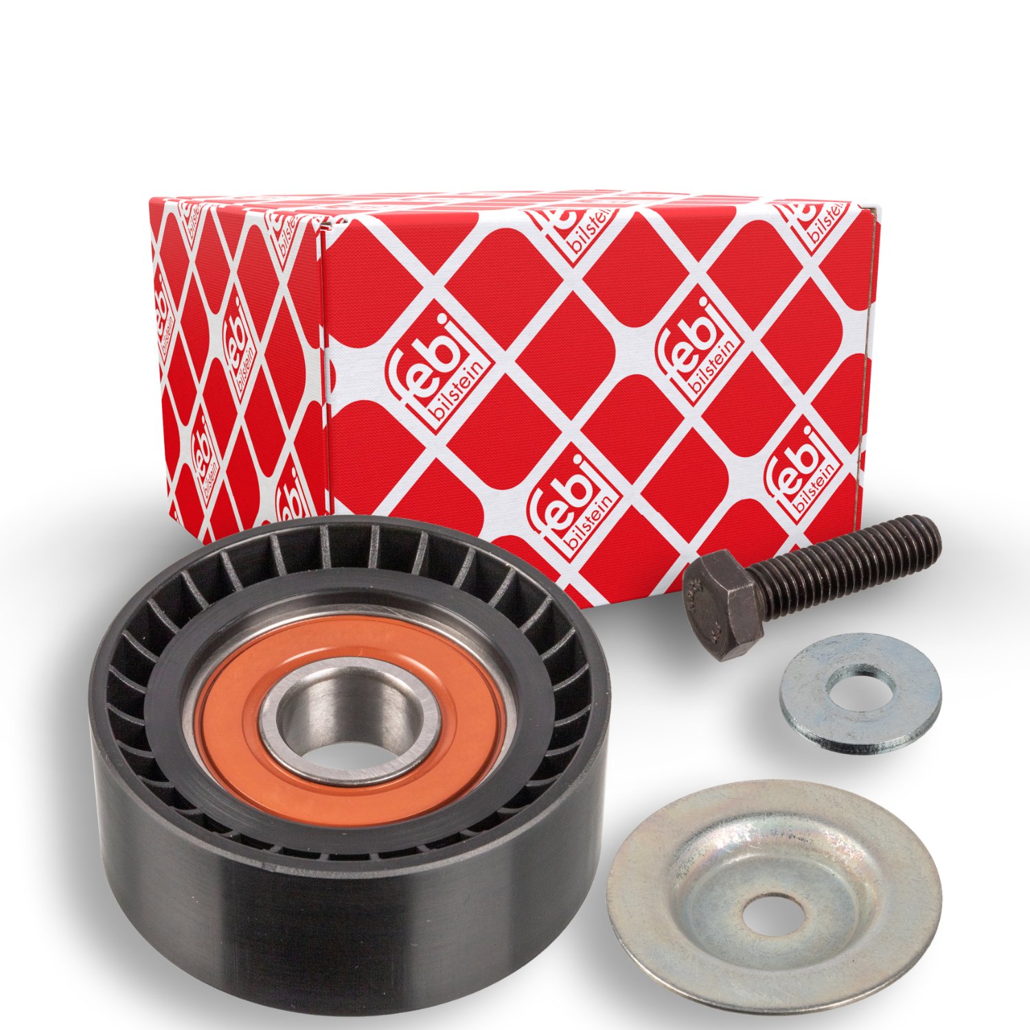 Направляющий/обводной ролик поликлинового ремня FEBI BILSTEIN 107275 для FORD, фото №1