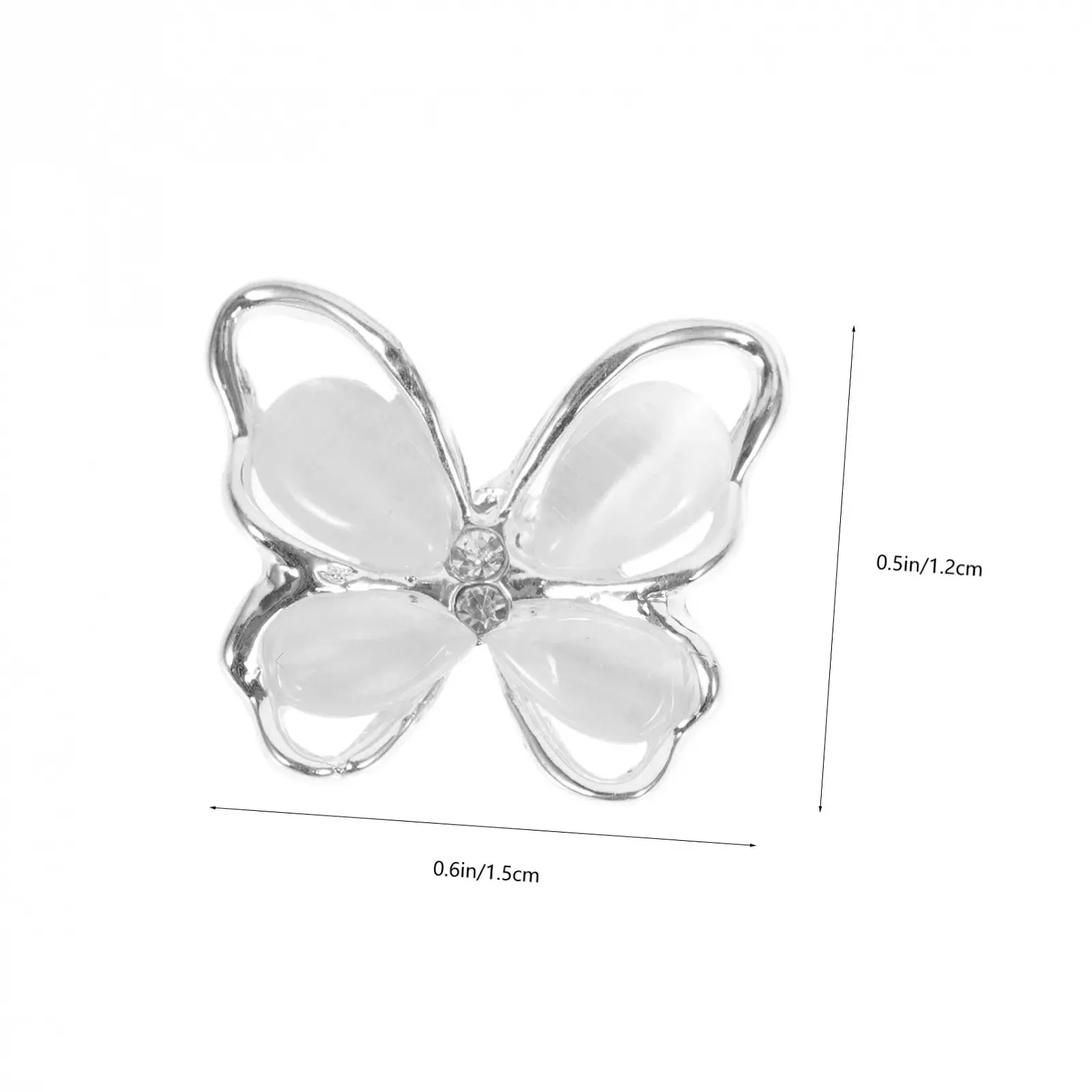 Прикраси Метелики Housoutil 10 шт, фото №3