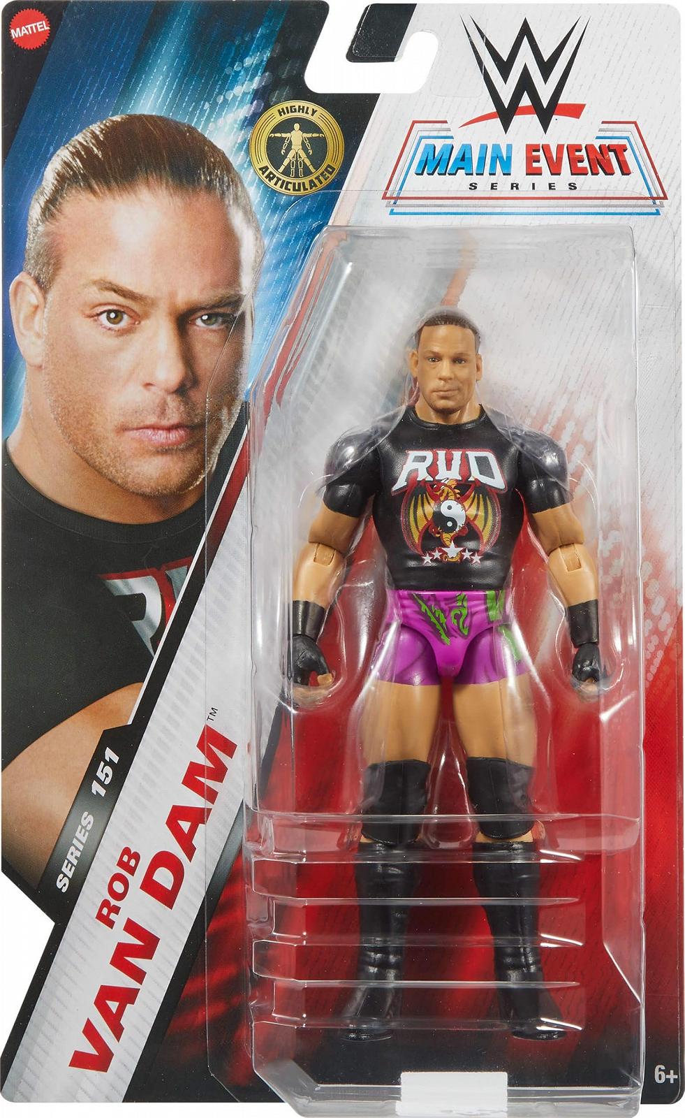 Фігурка Mattel WWE Rob Van Dam Main Event Series #151 6 дюймів Колекційна, фото №2