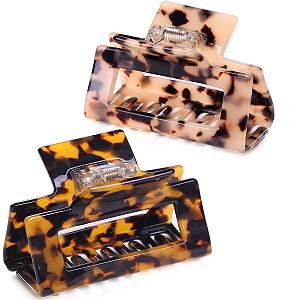 Краб для волосся No Brand Середній 7 см, 2 кольори - Фото 1