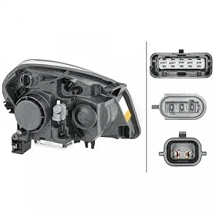 Основная фара HELLA 1EF 238 042-111 для NISSAN NISSAN (DFAC), левая synthetic.ua - Фото 1