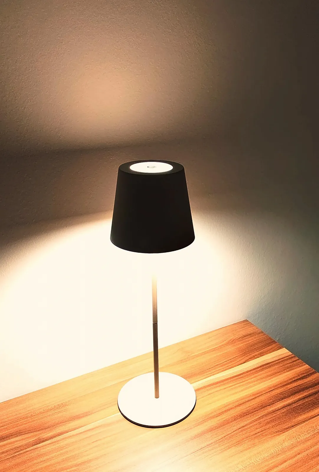 Настільна лампа Trango 2017-03C LED IP44 бездротова сенсорна димована 3 W 2700 K Бежева, фото №8