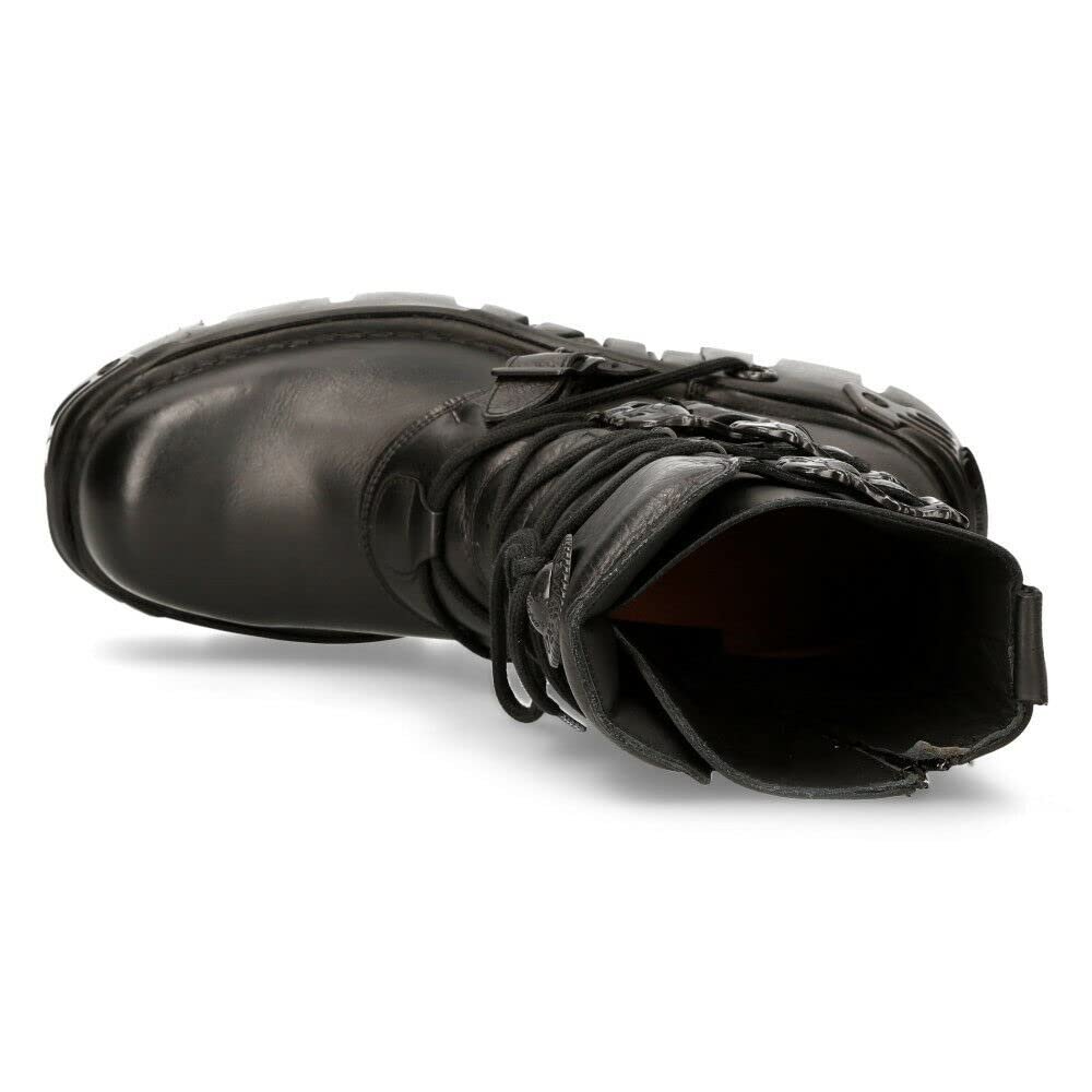 Черевики New Rock Metallic 391 Reactor Skull Devil Шкіряні чорні, фото №8 Черевики New Rock Metallic 391 Reactor Skull Devil Шкіряні чорні, фото №8