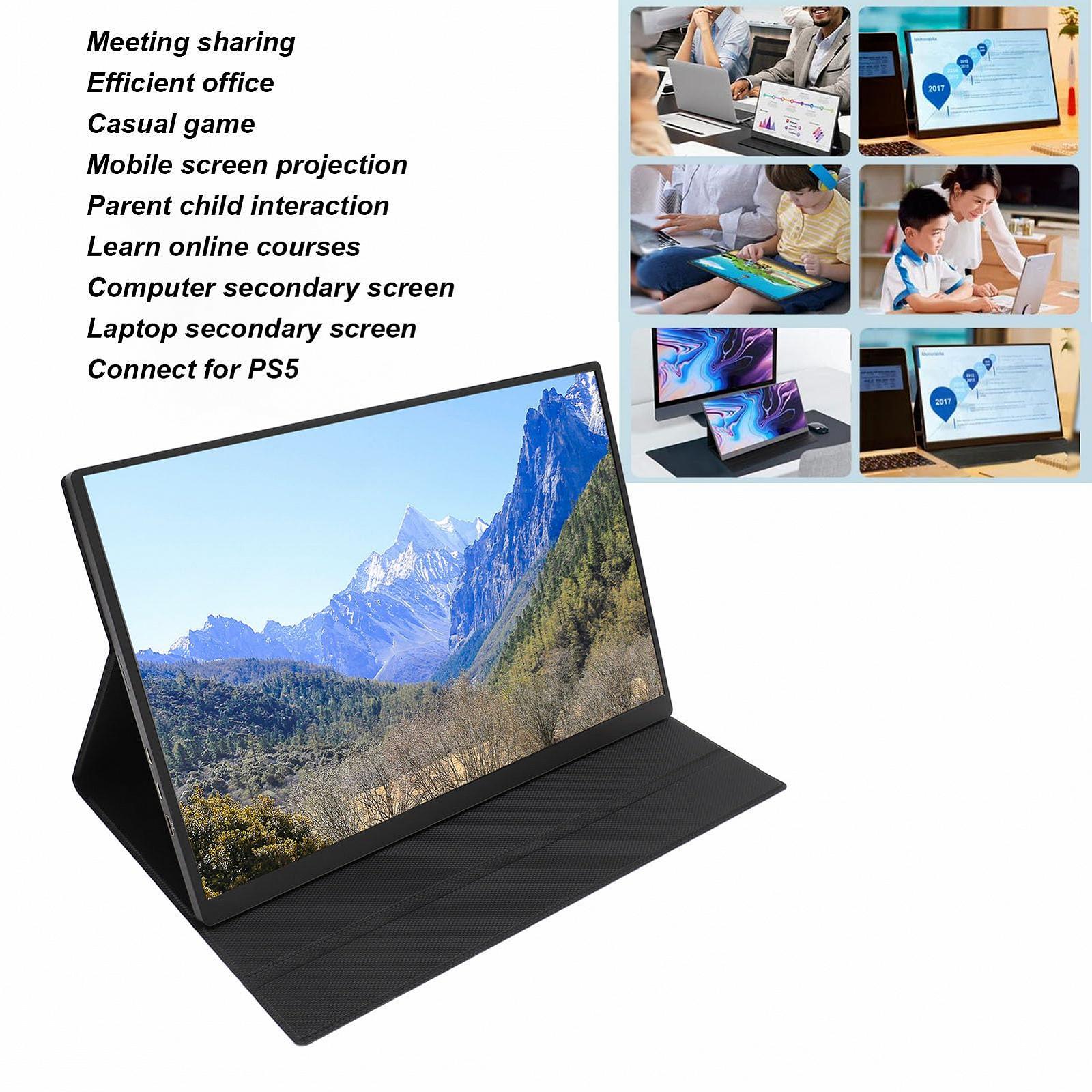 Монитор Portable 2.5K 16" IPS 2560 x 1600 Регулируемая Подставка Стандартное VESA Отверстие 2 USB-C 3.1 Порта для PS5, фото №4
