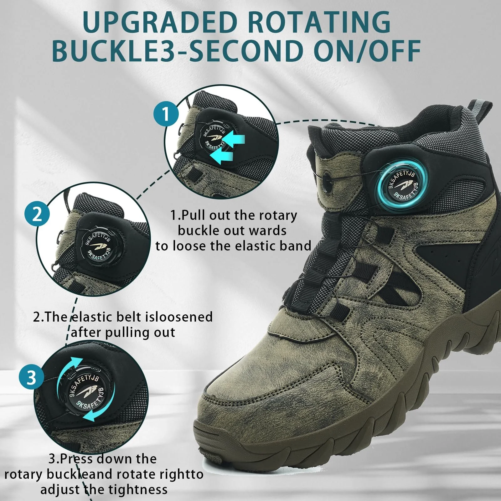 Чоловічі черевики JAOOUU S3, фото №3