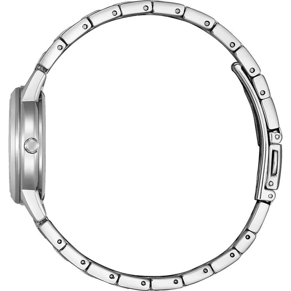 Аналоговые часы CITIZEN Женские FE1241-71L Кварцевые с ремешком из нержавеющей стали, синий, браслет, фото №3