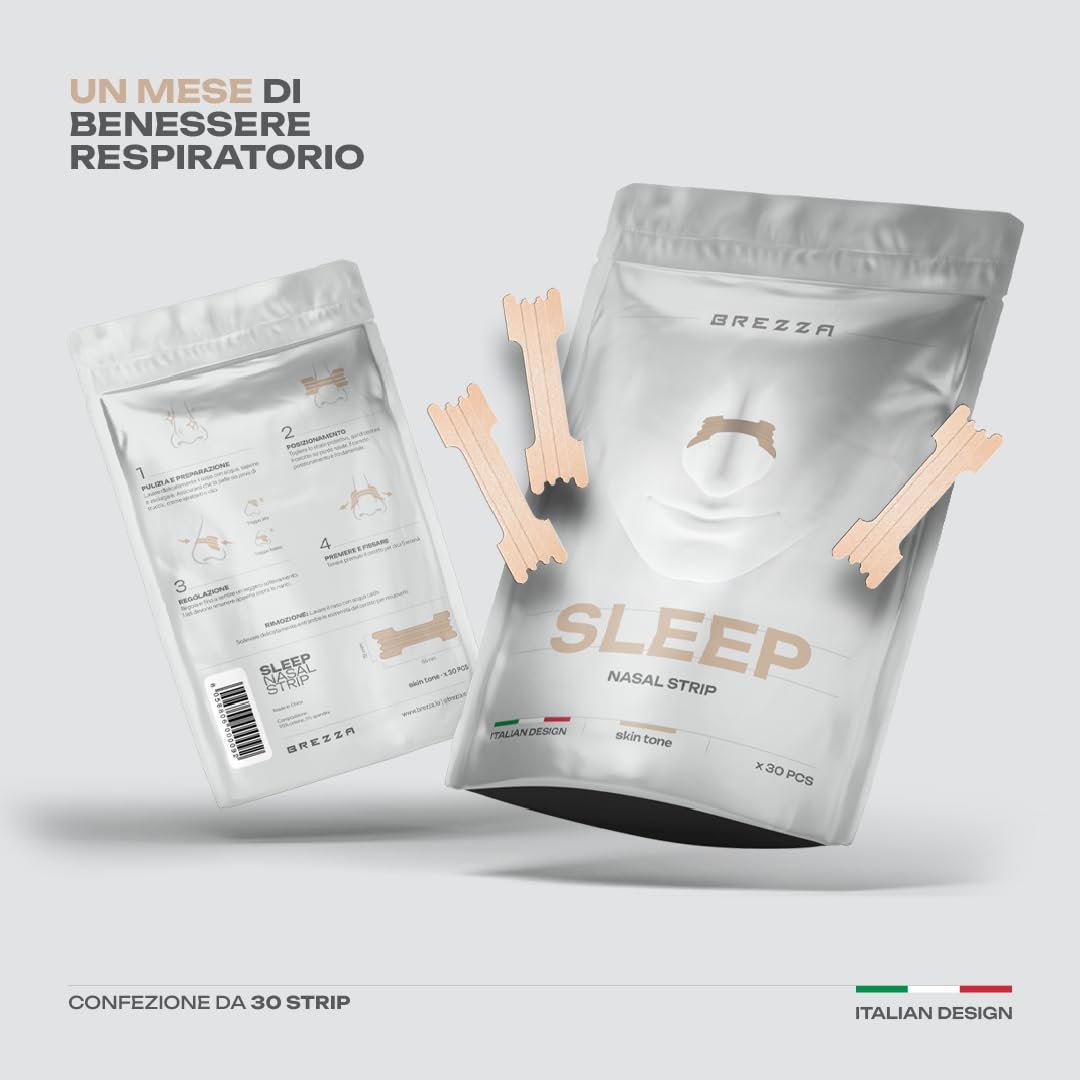 Носовые пластыри для сна Brezza Sleep 30 шт, телесный цвет для улучшения сна мгновенное облегчение от заложенного носа, фото №7 Носовые пластыри для сна Brezza Sleep 30 шт, телесный цвет для улучшения сна мгновенное облегчение от заложенного носа, фото №7