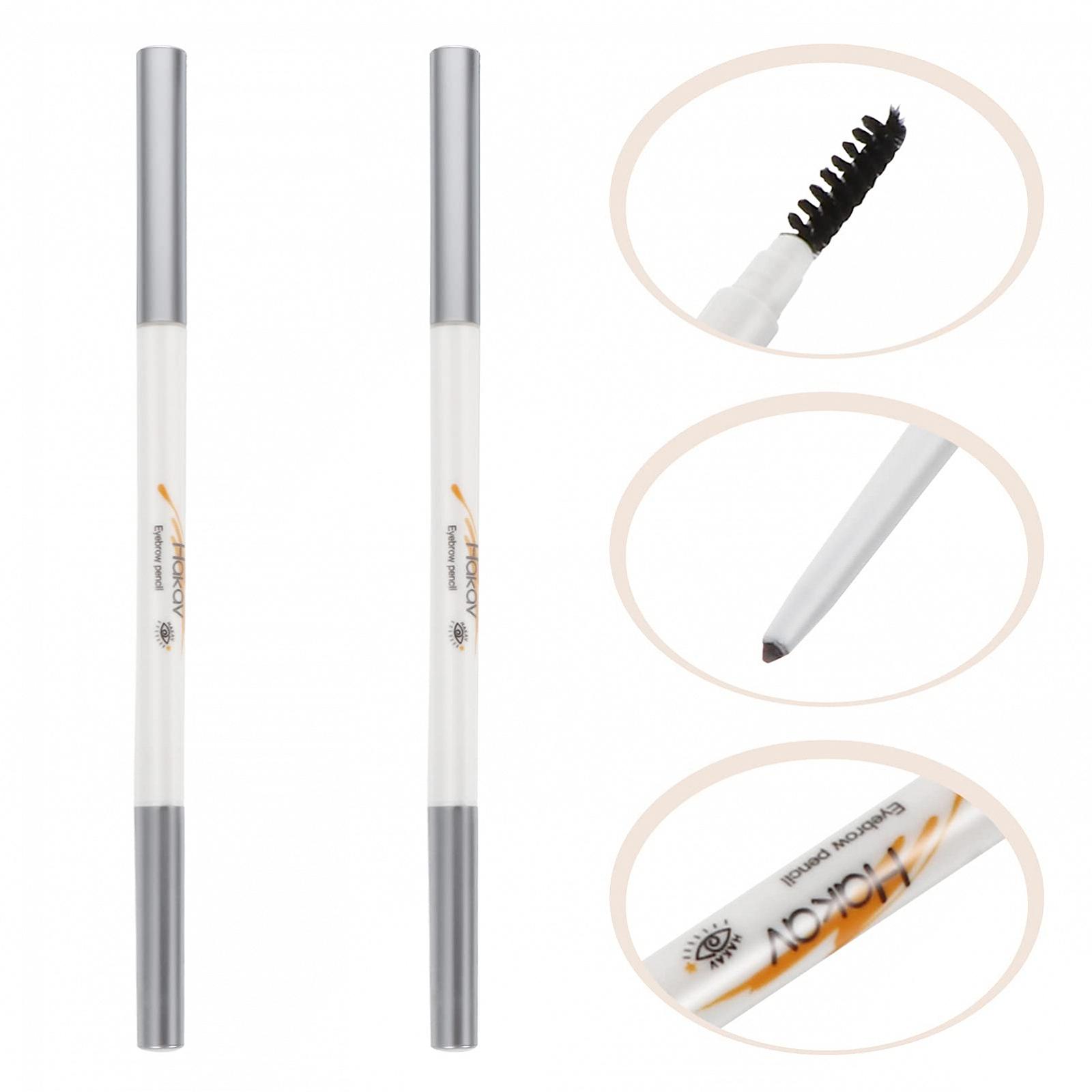 Двосторонній Водонепроникний Олівець для брів SOLUSTRE Макіяж Коробка Сірий Олівець для брів Сірий Інструмент Олівці для очей інструменти для макіяжу Дикий Обертовий Черевце (Чаша), фото №7