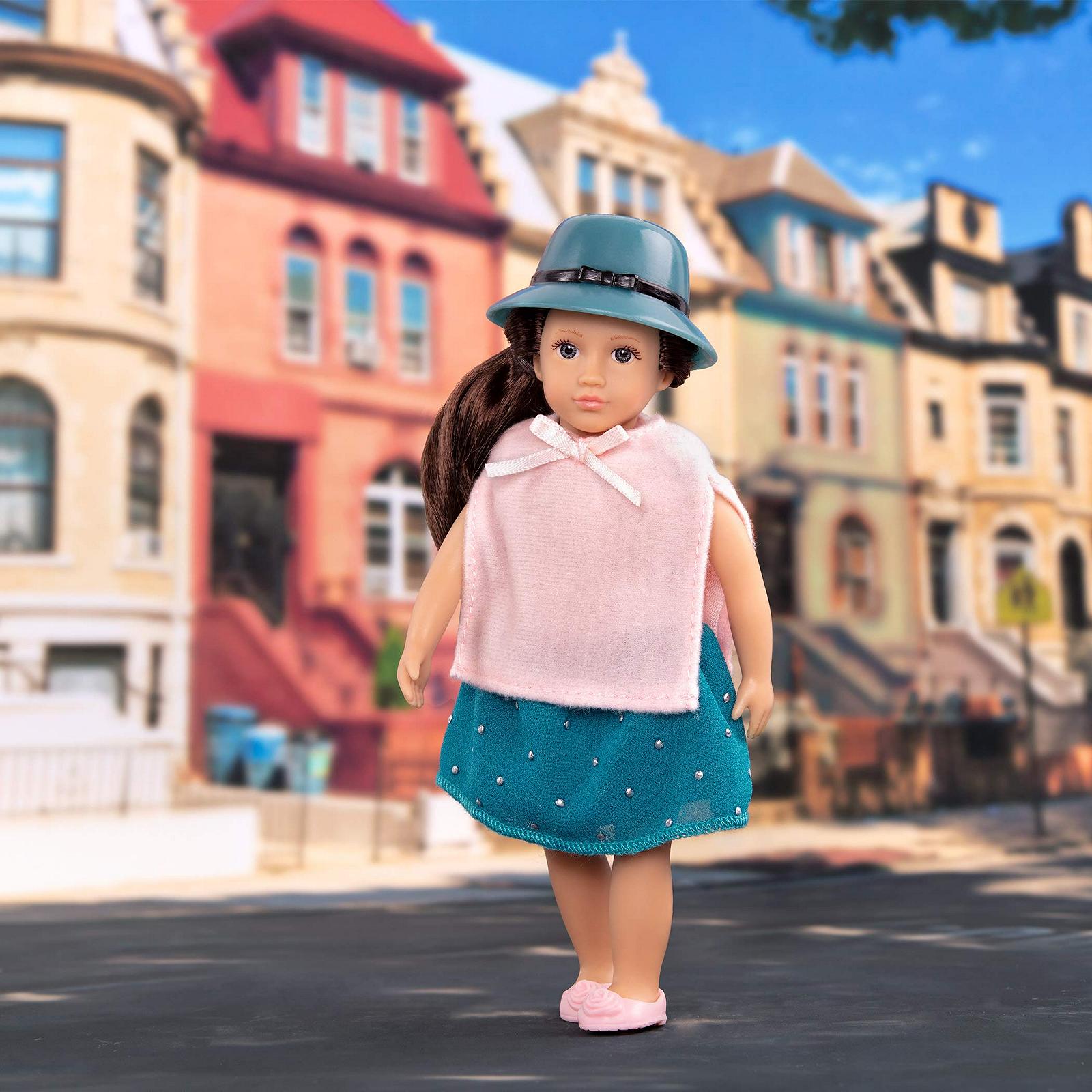 Лялька Lori Valentina 15 см, рухома, з довгим волоссям, м’яке тіло для дітей від 3 років, фото №3