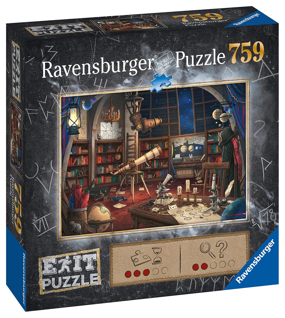 Пазл-квест Ravensburger Exit Puzzle Sternwarte 759 деталей, фото №2