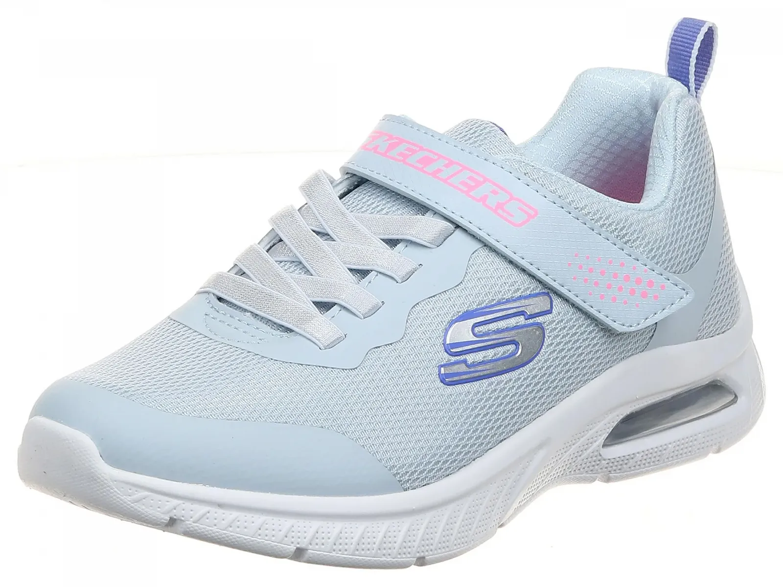 Кроссовки Skechers Microspec Max Plus Subtle Steps для девочек 303546L LTBL Голубой, фото №1