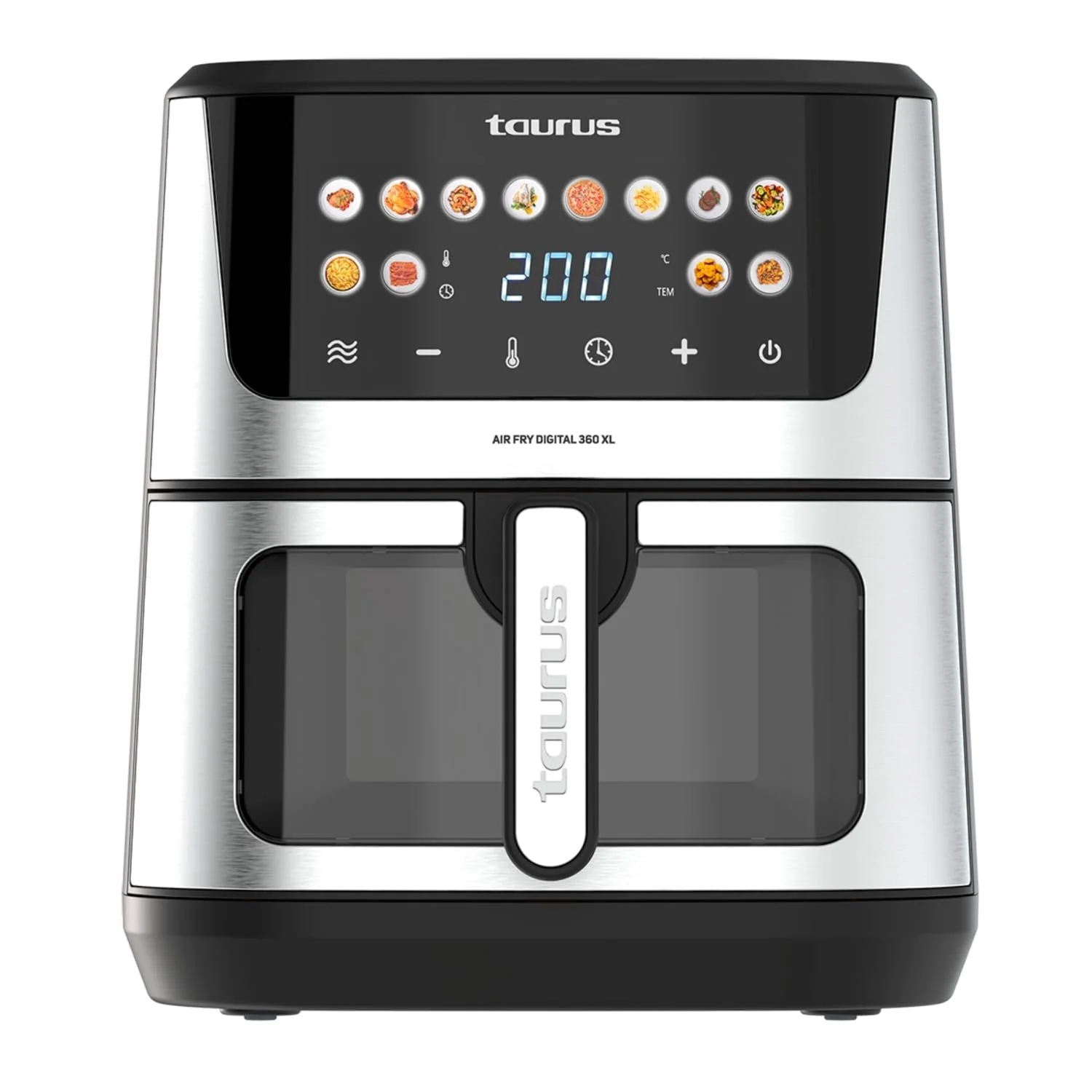 Мультипечь Taurus Air Fry Digital 360 XL 2100 Вт 8 л 12 программ Сенсорный экран Подвойный нагрев Металлический корпус, фото №1