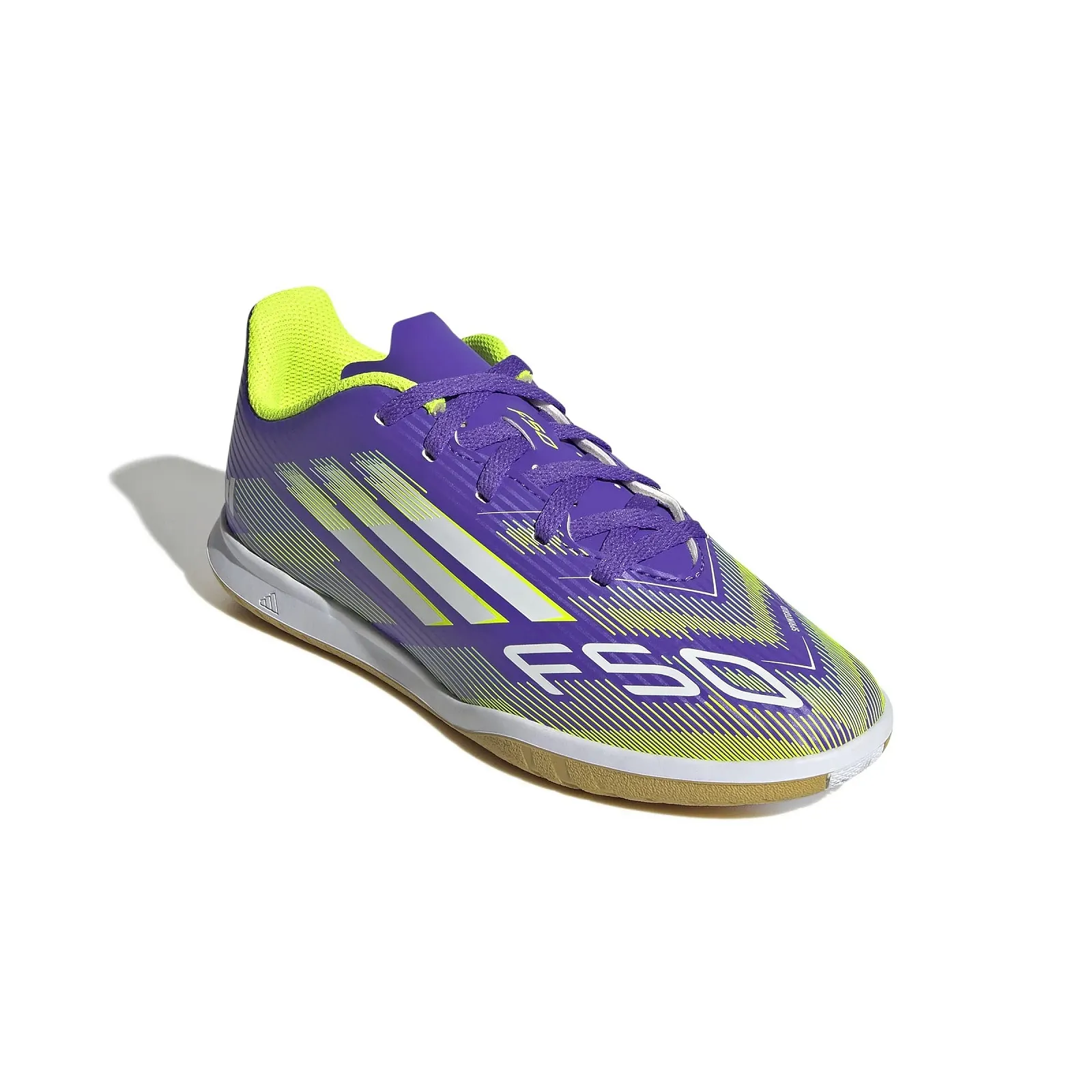 Футбольні бутси adidas F50 Club для дітей, для гри в залі, фото №4