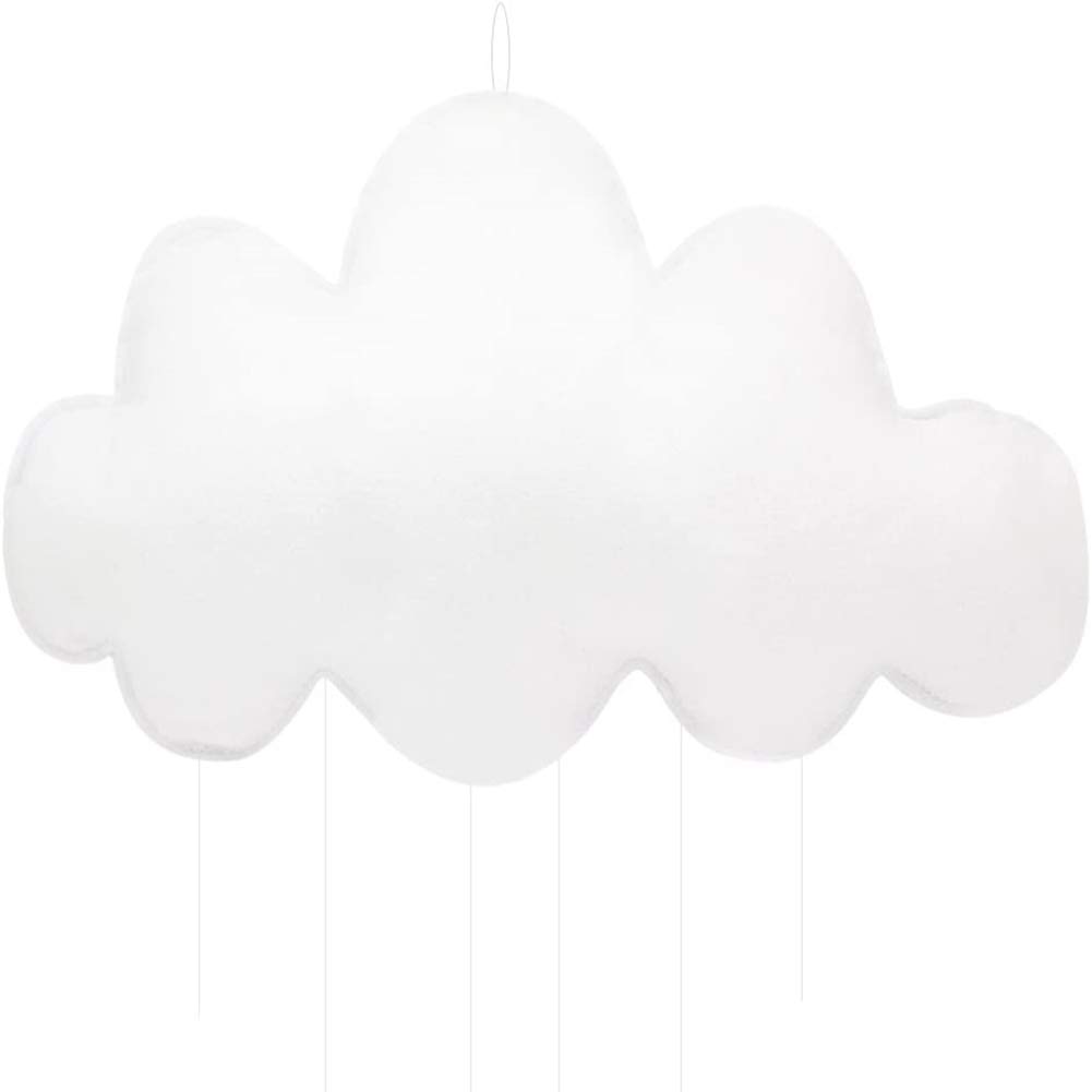 Украшение Inzopo Felt Clouds Water Drops для детской комнаты, палатки, Рождества, мобильное украшение, белое, фото №2