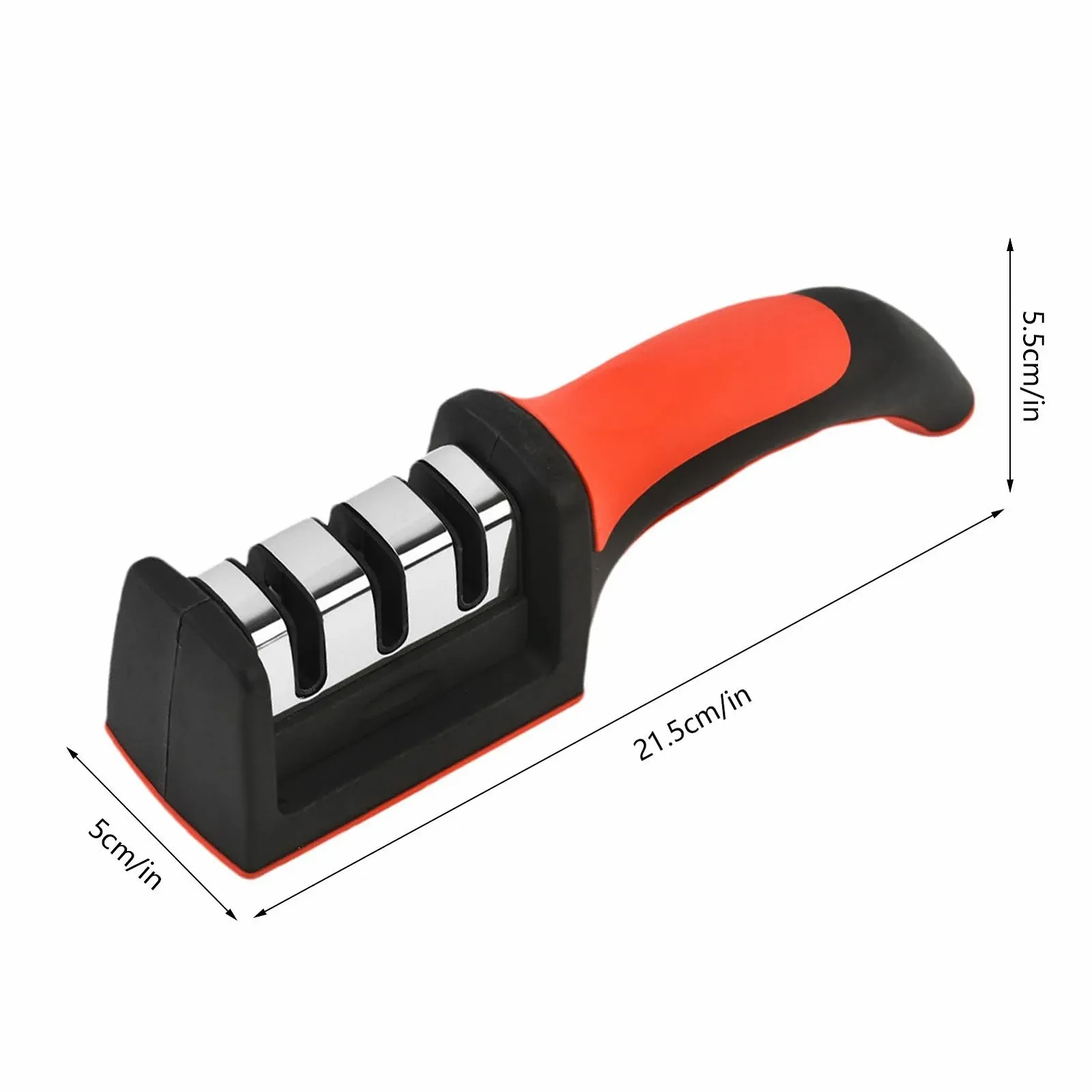 Точилка для ножів Kitchen Sharpener професійна багатоступенева ергономічна антиковзна, фото №5