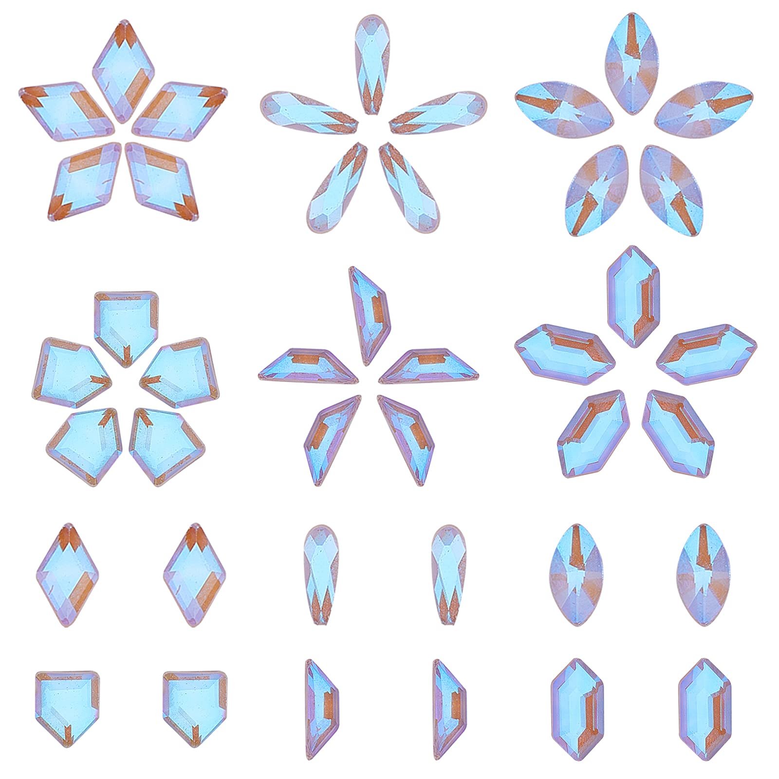 Стрази для нігтів NICENEEDED 120 шт., фото №1