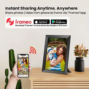 Цифровая фоторамка Frameo IPS-Touchscreen 1280 x 800 10.1" WLAN 32 GB synthetic.ua - Фото 1