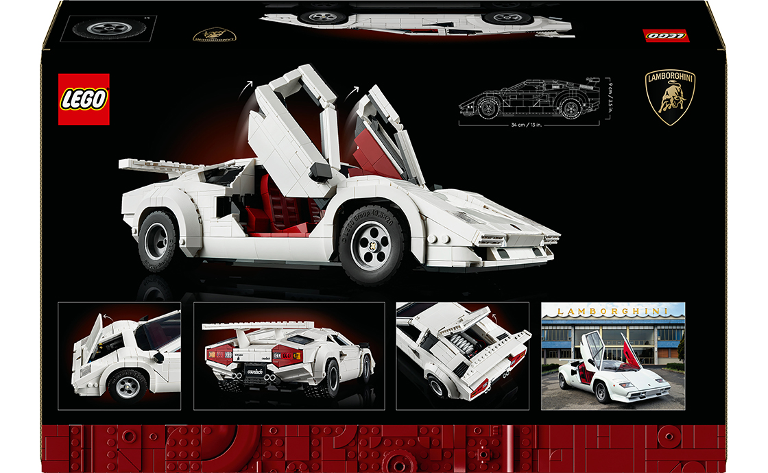 Конструктор LEGO Icons Lamborghini Countach 5000 Quattrovalvole (10337), фото №3