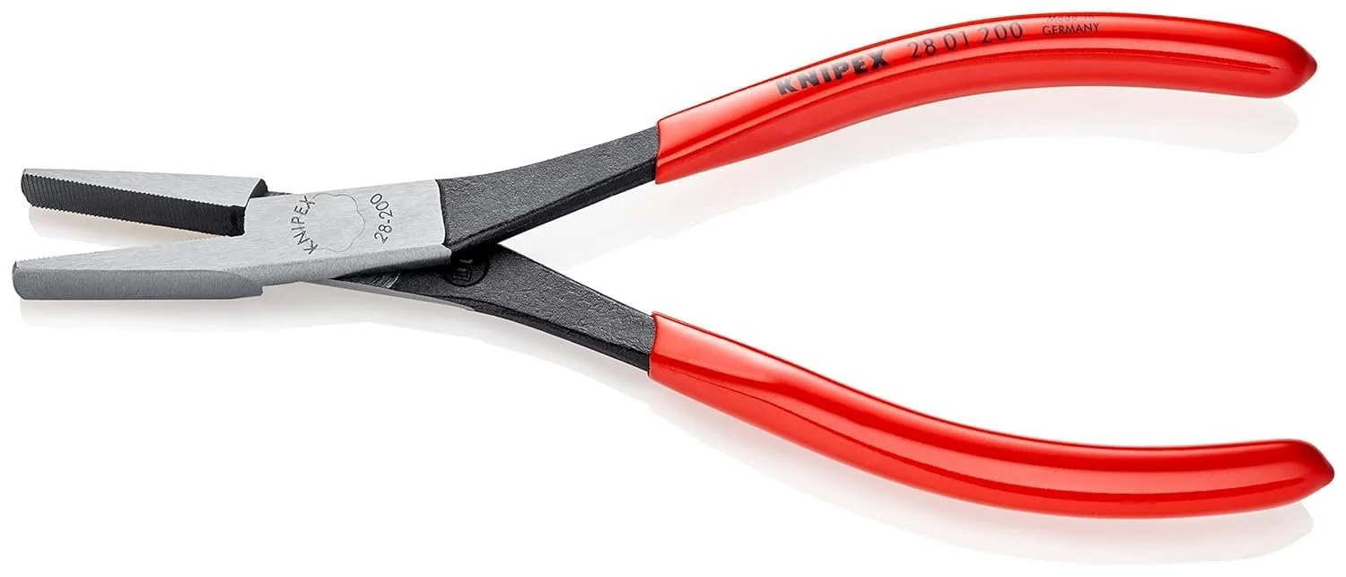 Плоскогубцы KNIPEX 28 01 200 монтажные 200 мм с пластиковым покрытием черные атровированные, фото №2