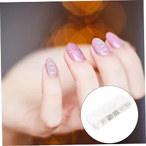 Стрази для нігтів Nailkndy Скло Чорний synthetic.ua - Фото 1