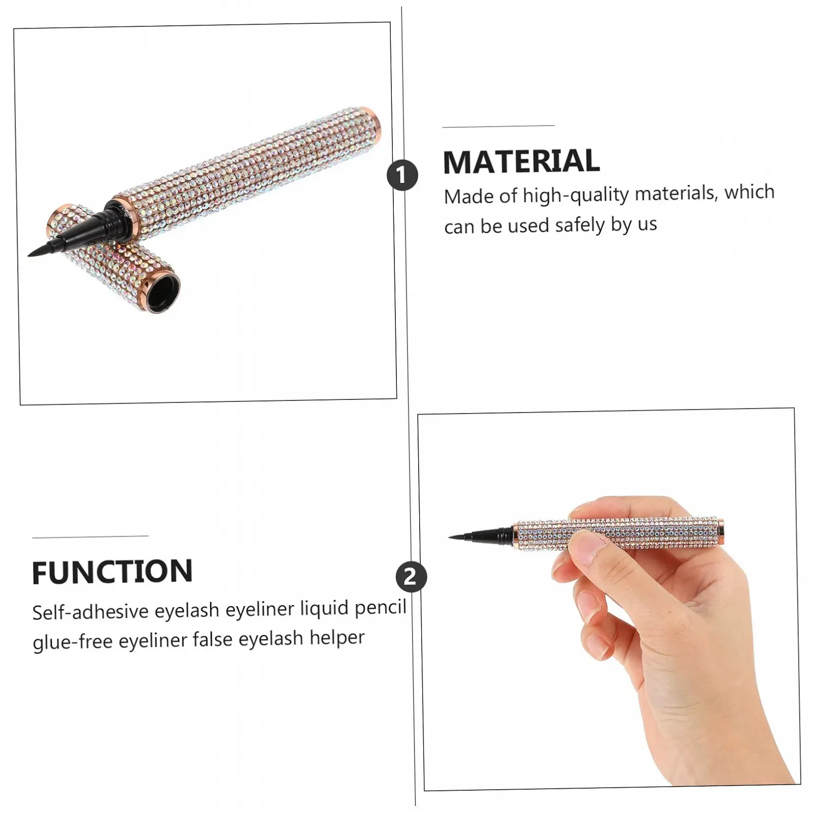 Підводка для очей SOESFOUFU Augen Kosmetischer Stift Plastik, фото №6