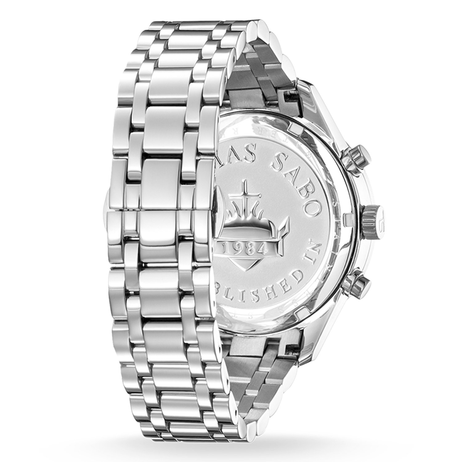 Чоловічий годинник Thomas Sabo Rebel Urban Аналоговий кварцовий Silver Black, фото №3