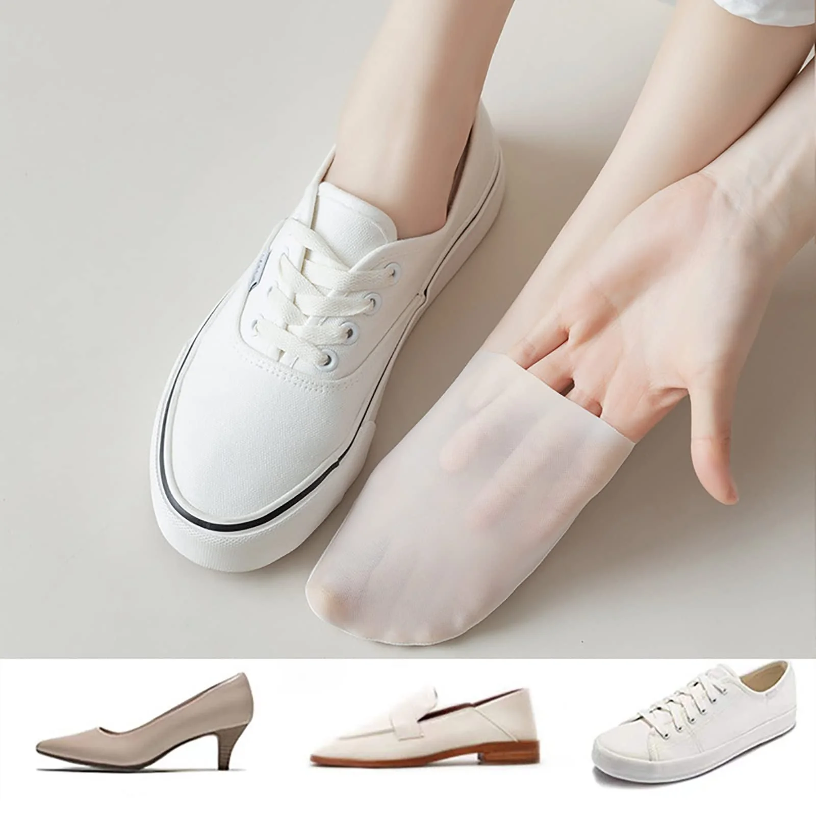 Шкарпетки GASMA Ice Silk невидимі дихаючі, 5 пар, фото №7