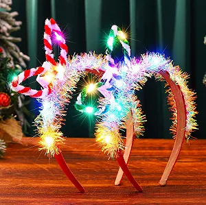 Рождественский обруч для волос LED - Фото 1