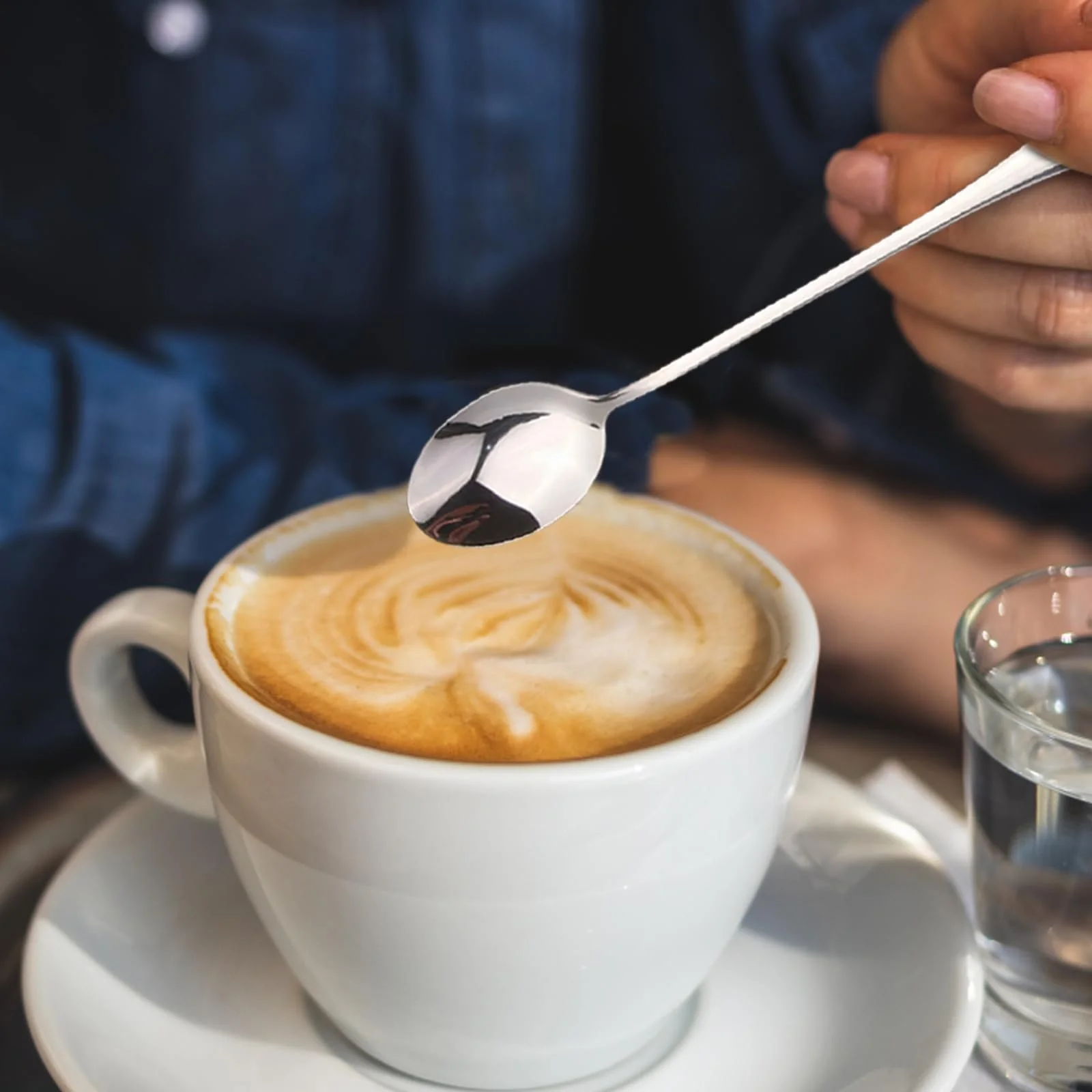 Ложка для лате макіато, набір, довгі, фото №5