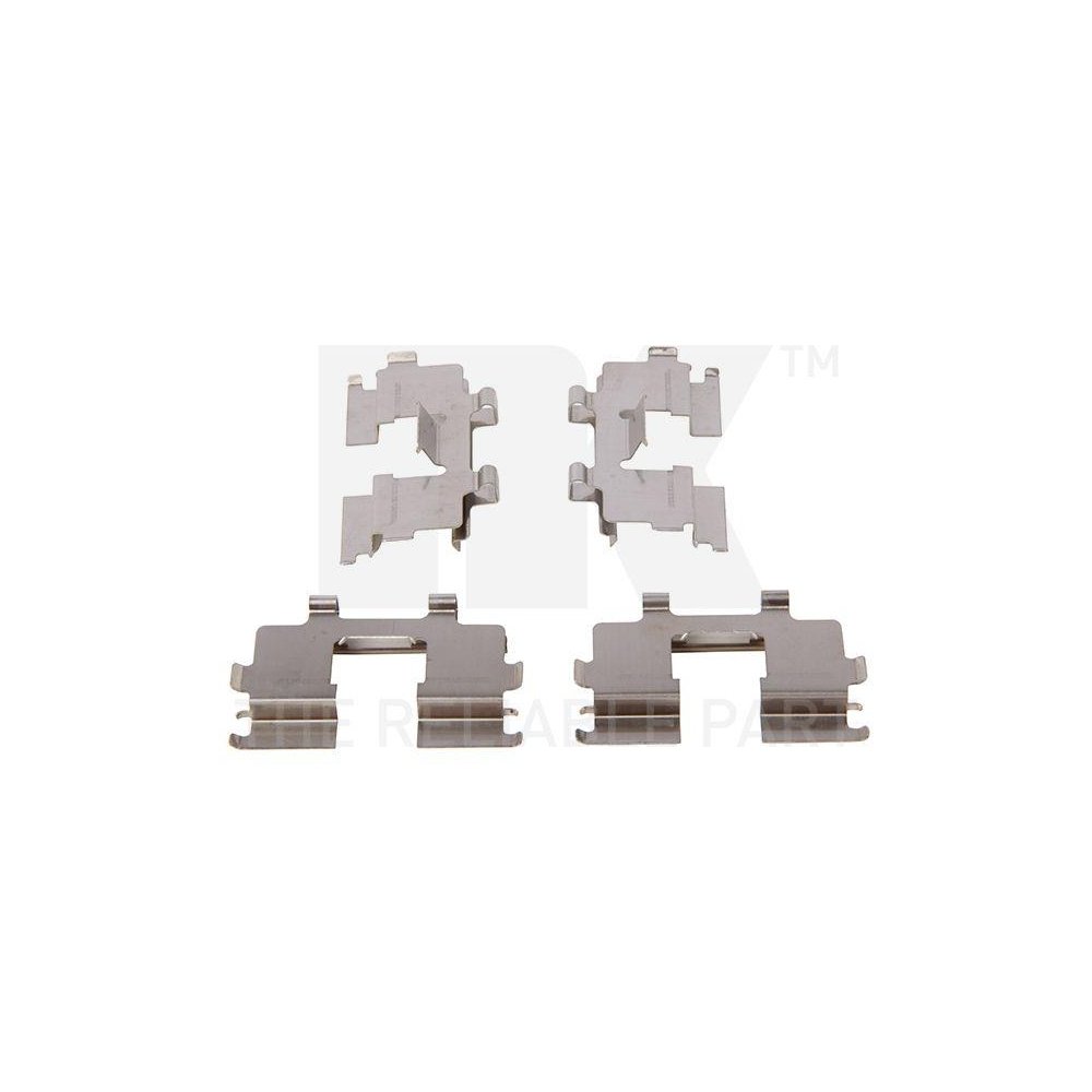 Монтажний комплект гальмівних колодок NK 7922015 для NISSAN SUBARU, передня вісь, фото №1