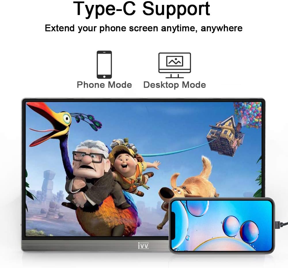 Монитор портативний 15.8" IVV BYD158FC1 Full HD IPS 60 Гц, фото №6