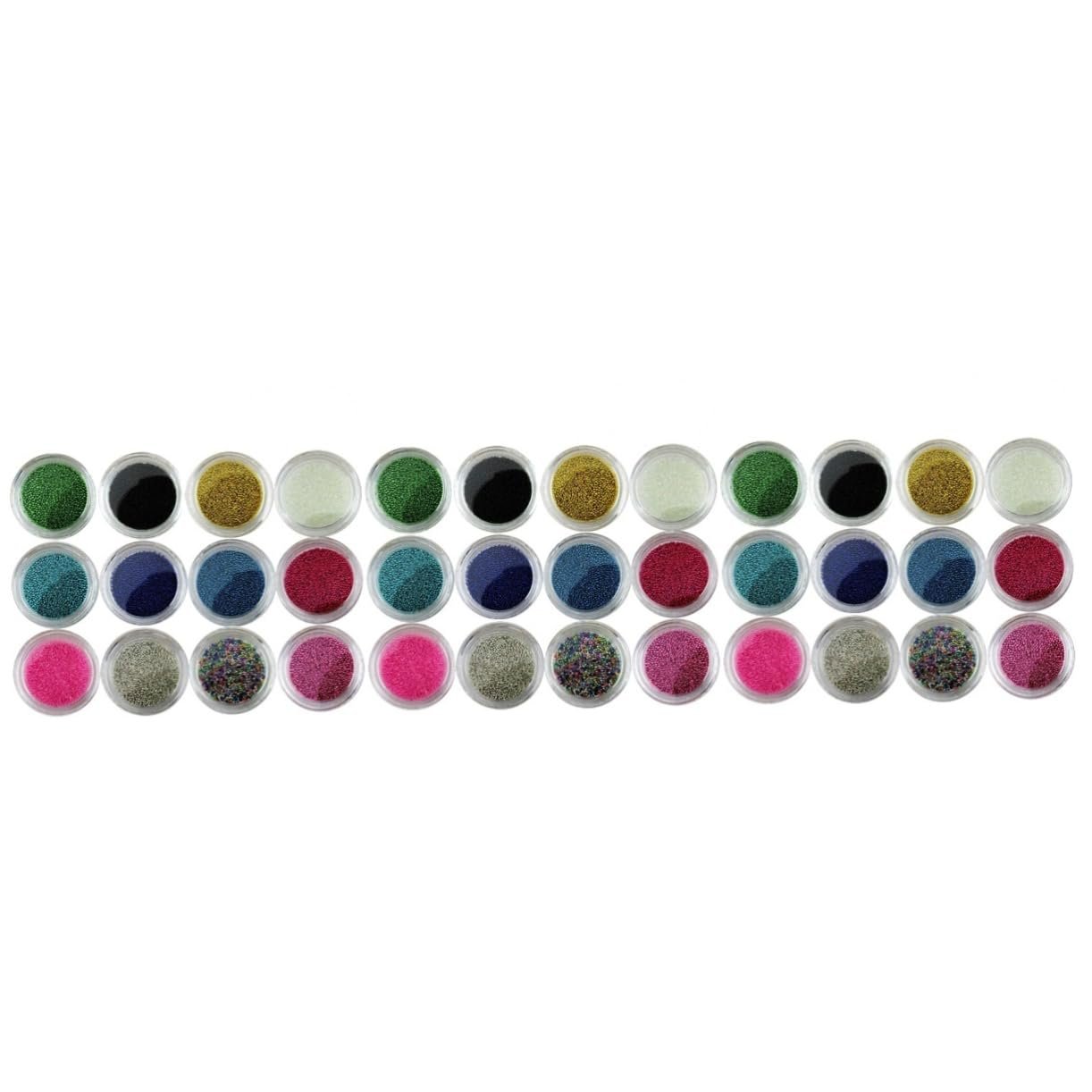 Ікра для нігтів Різнокольорові перлини ручної роботи. Змішані кольори, фото №1