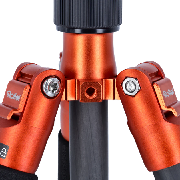 Штатив Rollei Compact Traveler No. 1 алюмінієвий Оранжевий (20934), фото №6