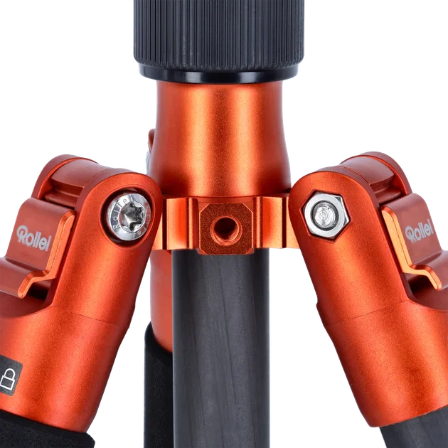 Штатив Rollei Compact Traveler алюмінієвий Оранжевий (20934), фото №6 Штатив Rollei Compact Traveler алюмінієвий Оранжевий (20934), фото №6