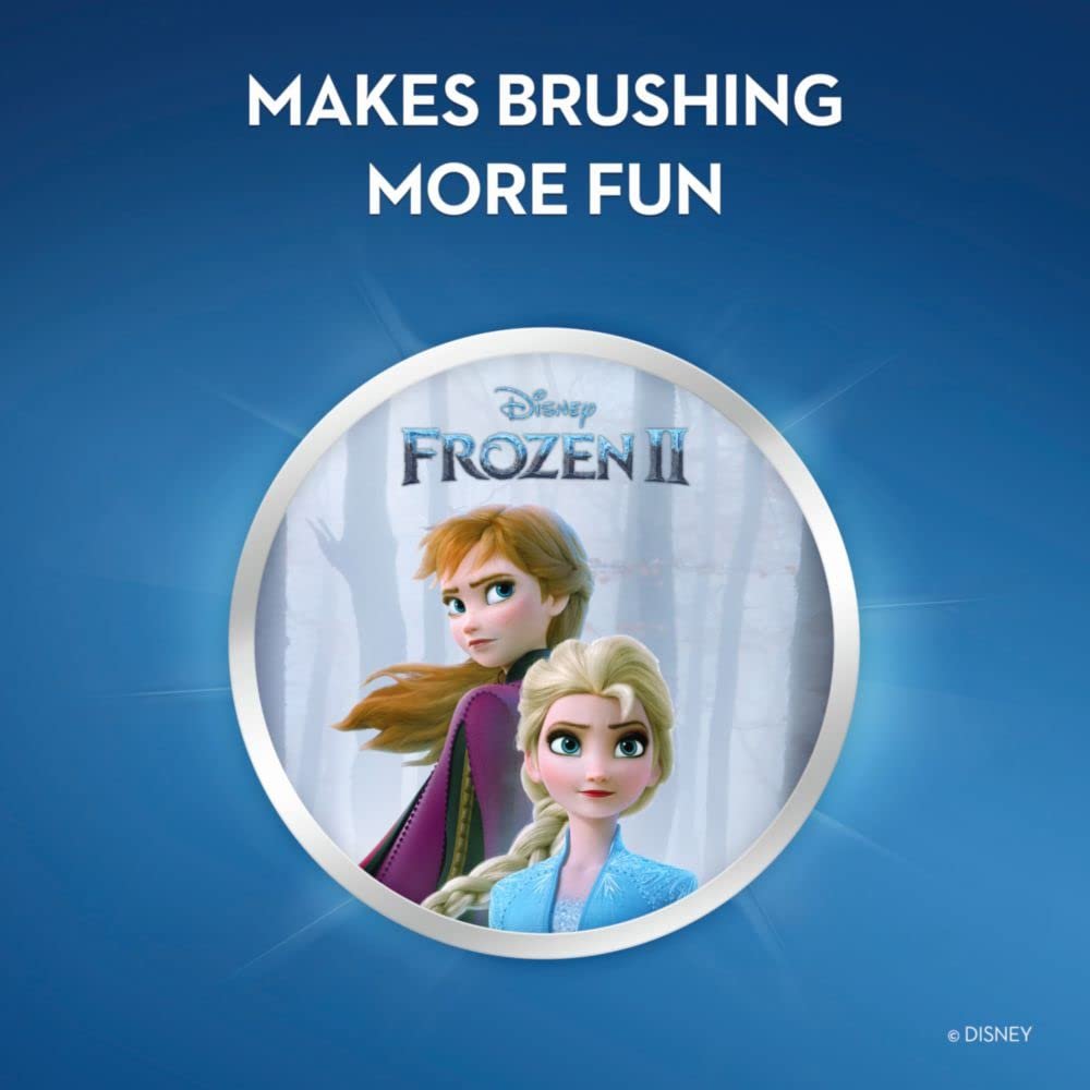 Зубна щітка Oral-B Pro-Health Jr. Дитяча на батарейках Disney's Frozen, м'яка, 1 шт, різні стилі, фото №6