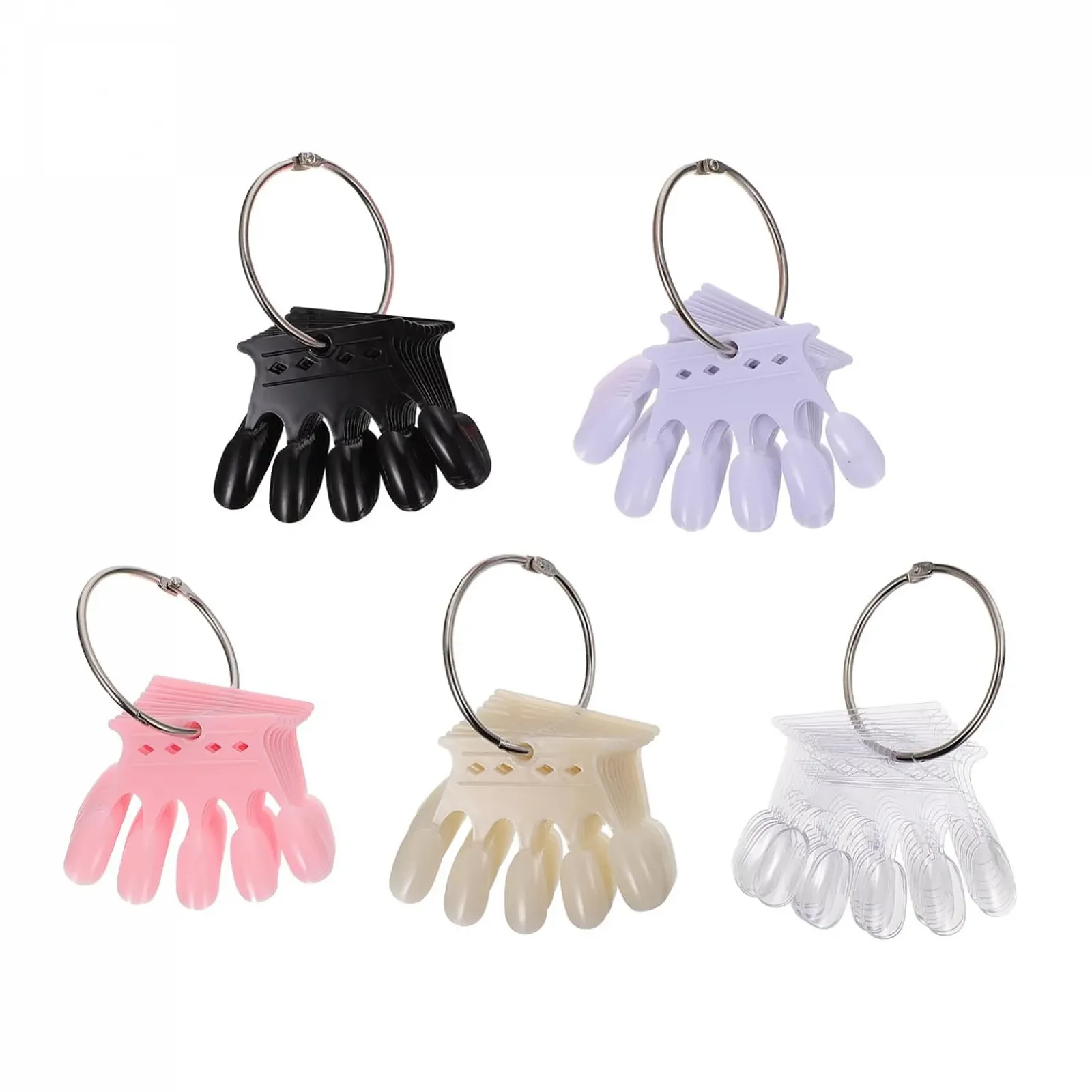 Набор для маникюра PACKOVE 5 шт. Пластины для демонстрации дизайна ногтей, фото №1