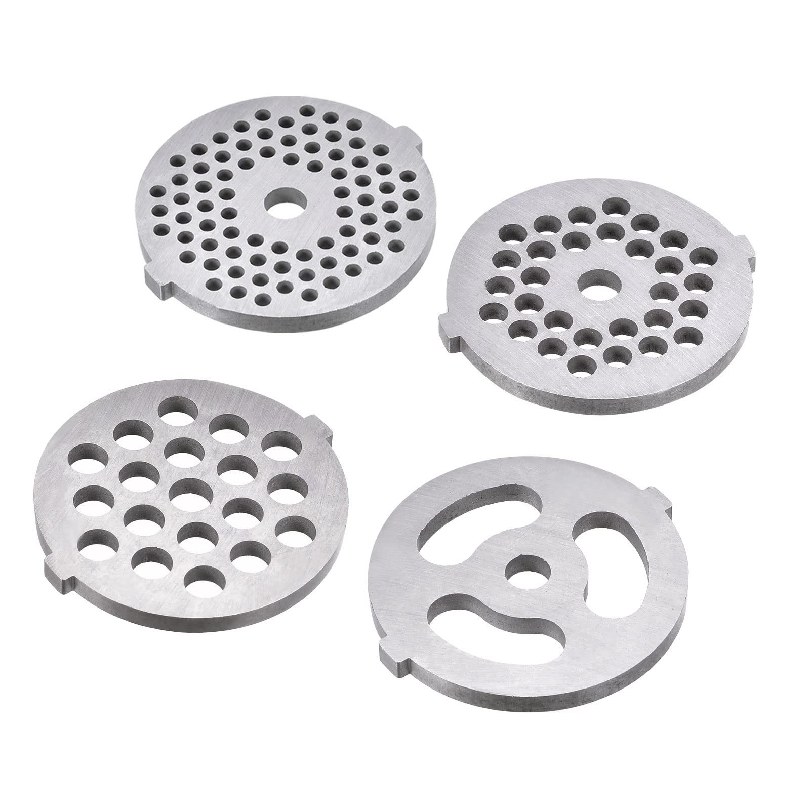 Набір дисків для м'ясорубки sourcing map Stainless Steel 3 мм 5 мм 7 мм (3 шт.), фото №1
