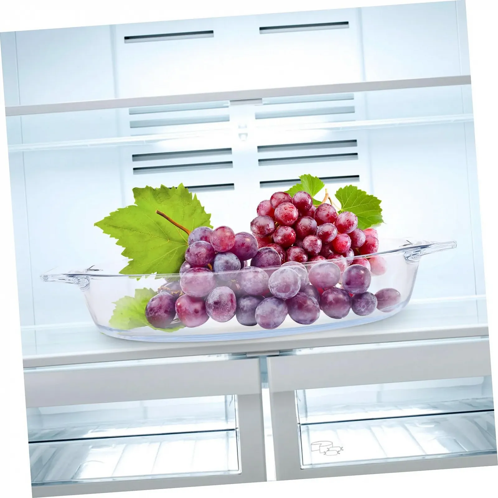 Форма для випікання Sosoport скляна з ручками жаростійка прозора Borosilicate Glass, фото №6