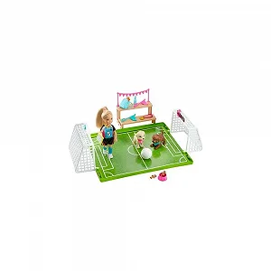 Barbie Dream Villa Adventure Chelsea Футболистка и игровой набор с аксессуарами, игрушка от 3 лет - Фото 1