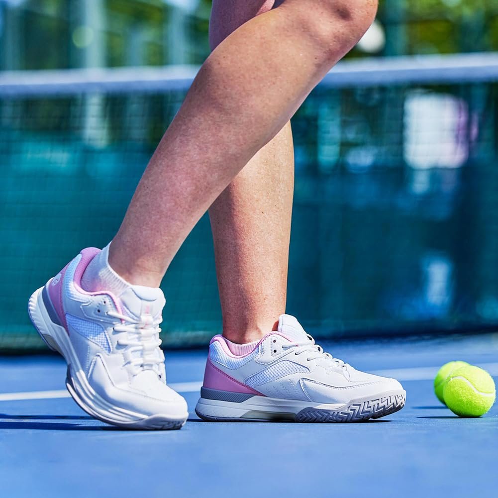 Кроссовки FitVille для тенниса Extra Wide, женские, широкие, для тренировок в помещении, дышащие, для тенниса, бадминтона, ходьбы, спортзала EU, фото №2