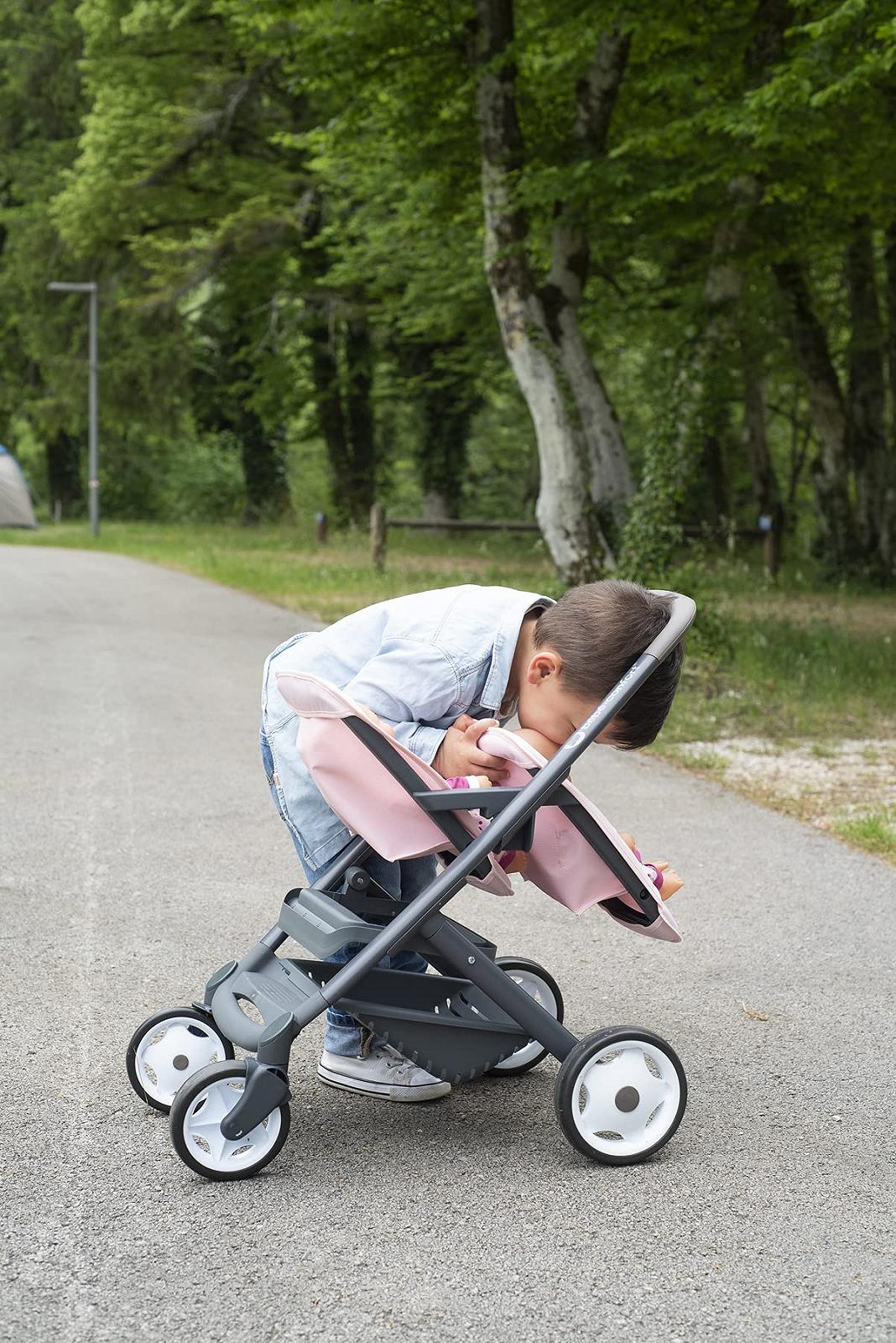 Коляска Smoby Bébé Confort Twin 253216 Розовый, фото №8
