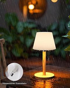 Настільна лампа Egobasic акумуляторна IP54 з мотузковим вимикачем 3 режими 30 см synthetic.ua - Фото 1