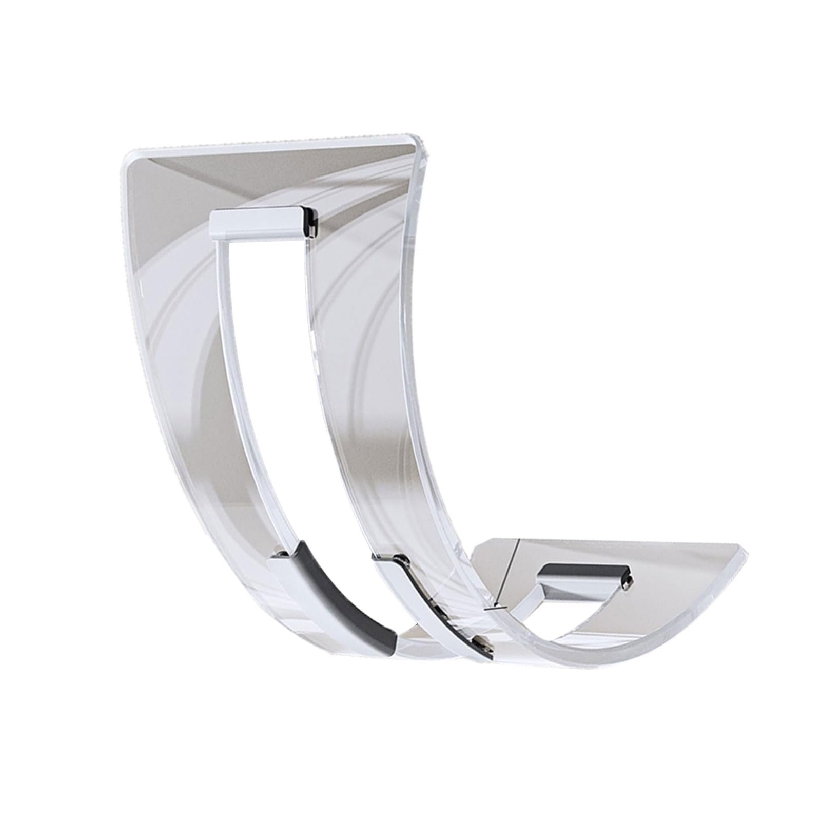 Подставка для ноутбука акриловая, вертикальная док-станция, прочная подставка для ноутбука с несколькими отделениями для офиса и кабинета, фото №4