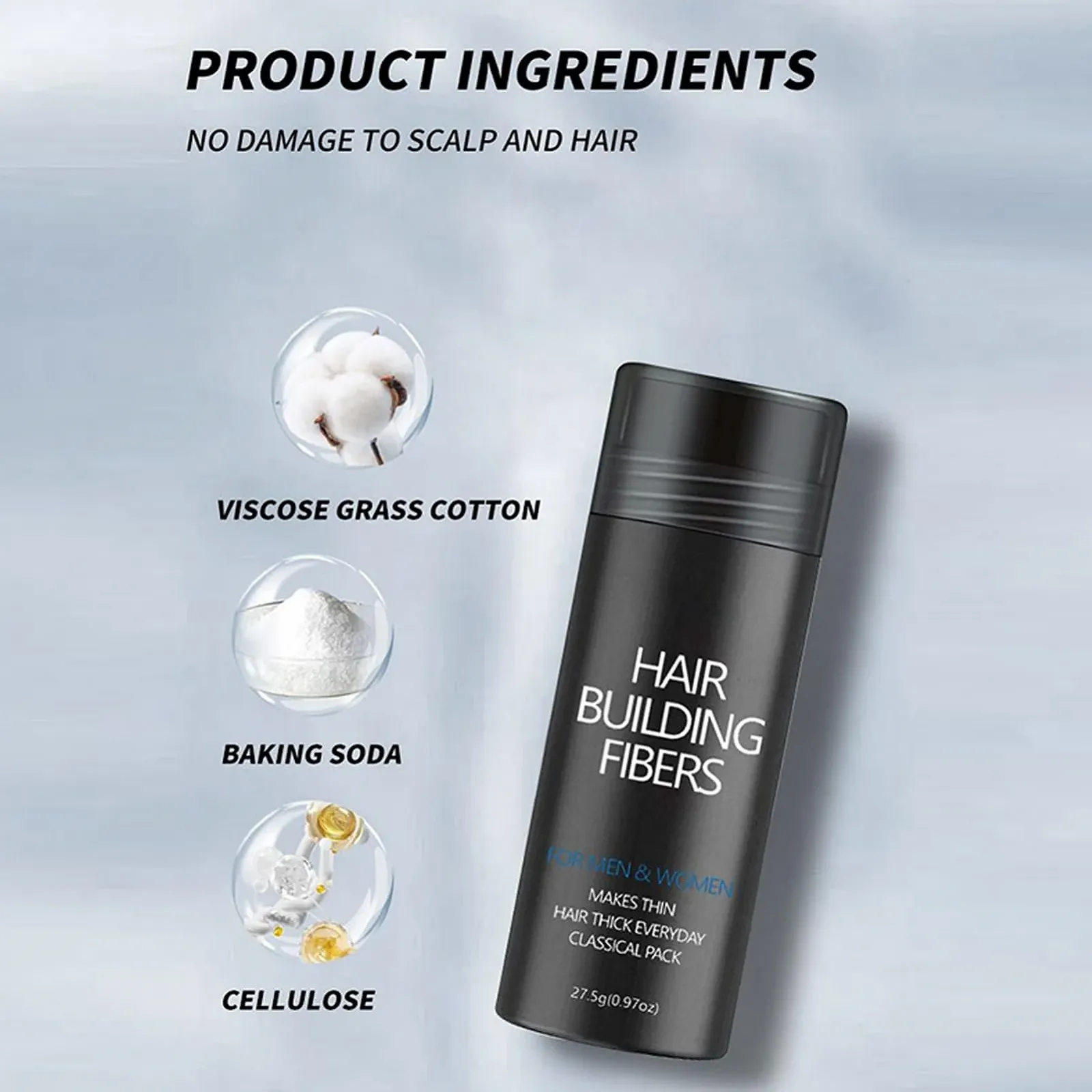 Волокна для відновлення волосся Nhujevkom - Засіб для заповнення волосся, фото №8