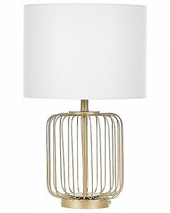 Настільна лампа Beliani Thouet Біла/Золотиста - Фото 1