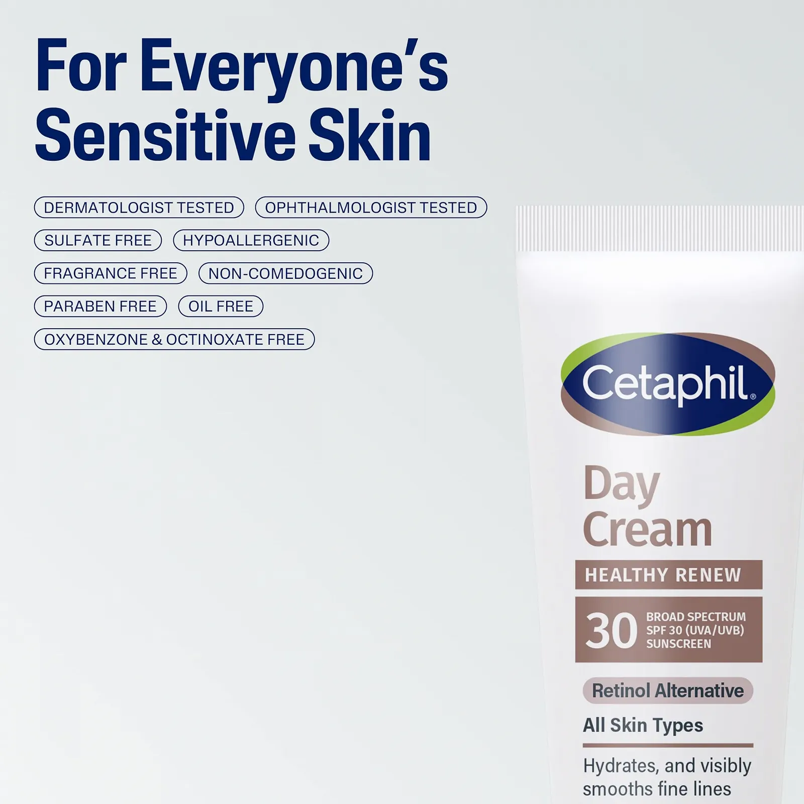 Денний крем для обличчя Cetaphil Healthy Renew SPF 30 Peptides 50 мл, фото №6 Денний крем для обличчя Cetaphil Healthy Renew SPF 30 Peptides 50 мл, фото №6