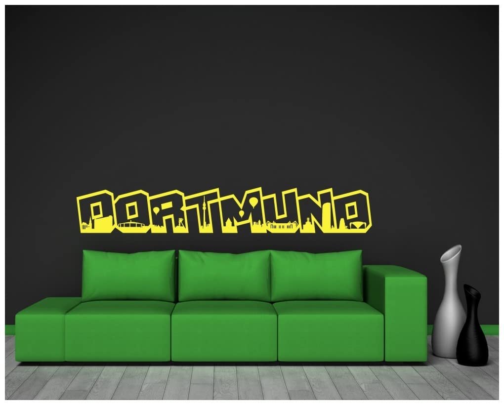 Наклейка на стіну Dortmund Lettering Skyline, фото №3 Наклейка на стіну Dortmund Lettering Skyline, фото №3